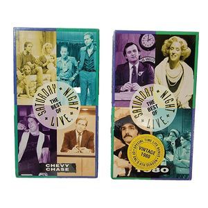 The Best of Saturday Night Live Time Life Lot of 2 VHS Chevy Chase 1980 Sealed